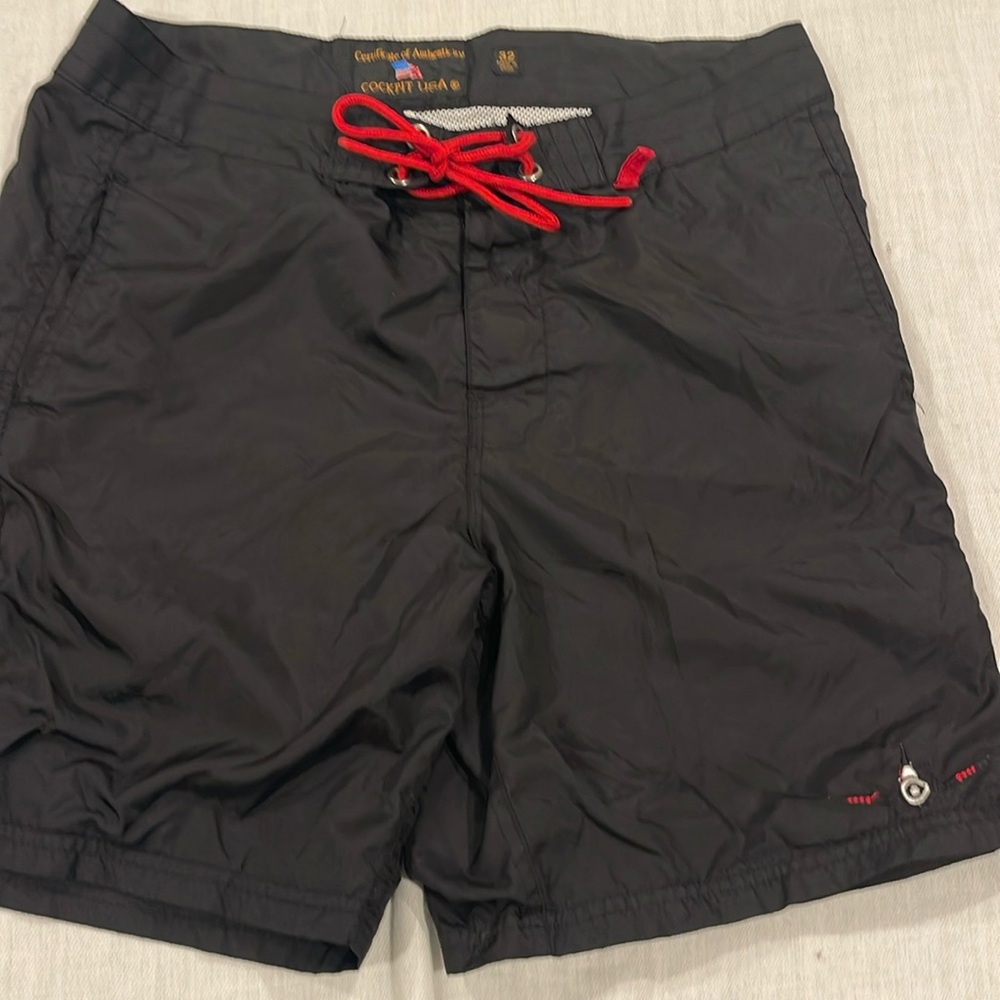 B05009 vintage Cockpit USA certificate of authenticity swim trunks SZ 32